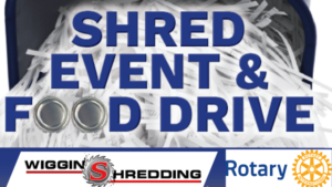 2023 Spring Shred and Food Drive